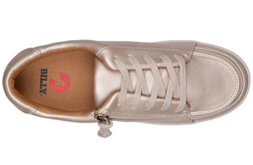FINAL SALE - Women's Champagne BILLY Sneaker Low Tops - Image 3
