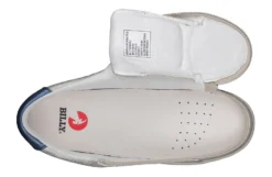 FINAL SALE - Women's White (Navy Mustache) BILLY Sneakers -Boutique Shoe Discount Store BW22128 101 open 940x614 ebb4b9d5 2821 4289 8342 ac843fd221c8