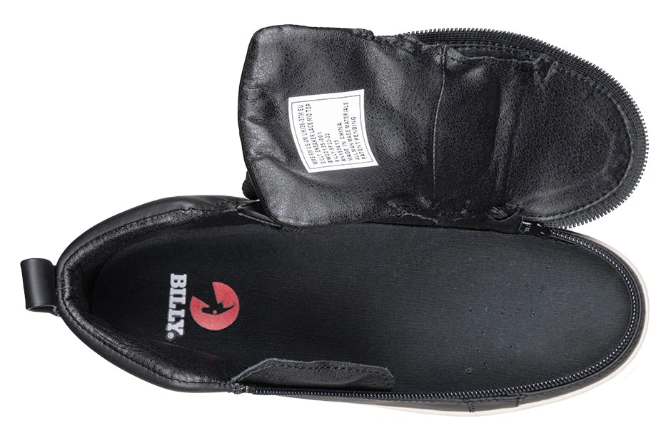 FINAL SALE - Women's Black BILLY Sneaker Lace Mid Tops - Image 4