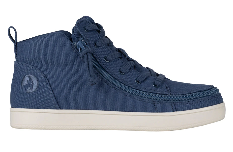 FINAL SALE - Women's Beach Blue BILLY Sneaker Lace Mid Tops - Image 2