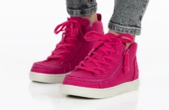 FINAL SALE - Women's Orchid Flower BILLY Sneaker Lace Mid Tops -Boutique Shoe Discount Store BW22135 670 studio standing 2 940x614 3e70ce29 4c0d 4cb3 b967 83881d8d9e66