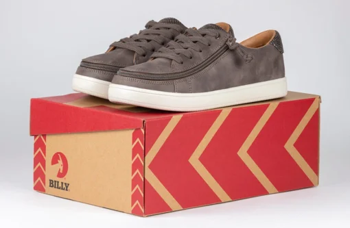 FINAL SALE - Women's Espresso BILLY Sneaker Low Tops - Image 7