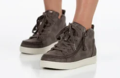 FINAL SALE - Women's Espresso BILLY Sneaker Lace Mid Tops -Boutique Shoe Discount Store BW22335 250 studio standing 2 940x614 d25a8444 283e 4b42 845a e2cead36bb9c