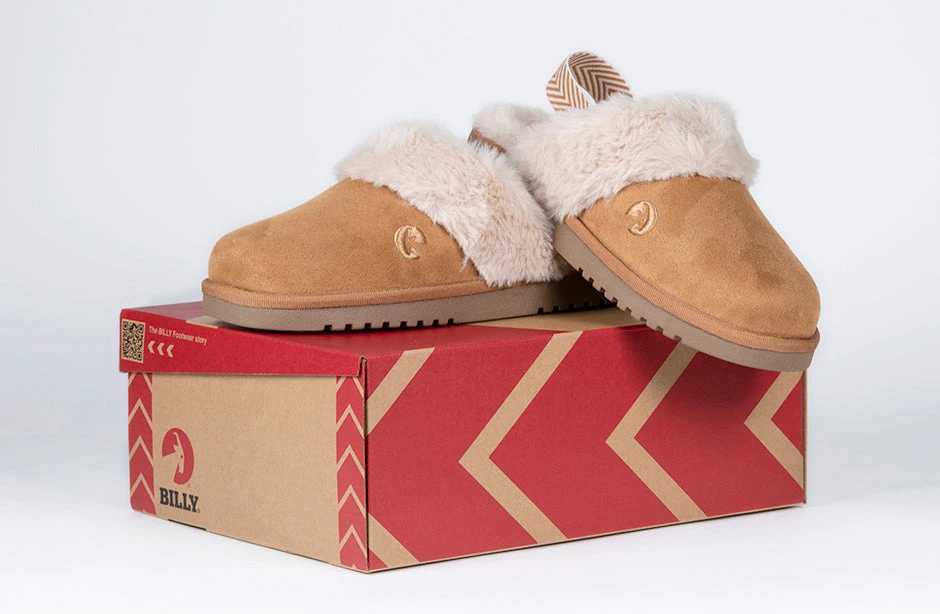 Women's Chestnut BILLY Cozy Sling Scuff - Image 8