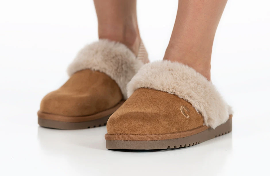 Women's Chestnut BILLY Cozy Sling Scuff - Image 10