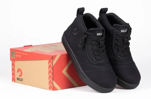 Black To The Floor BILLY D|R II Short Wrap High Tops - Image 8