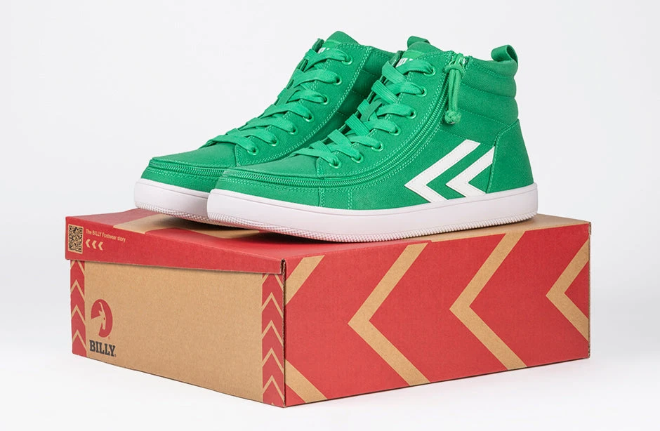 Men's Green/White BILLY CS Sneaker High Tops - Image 7