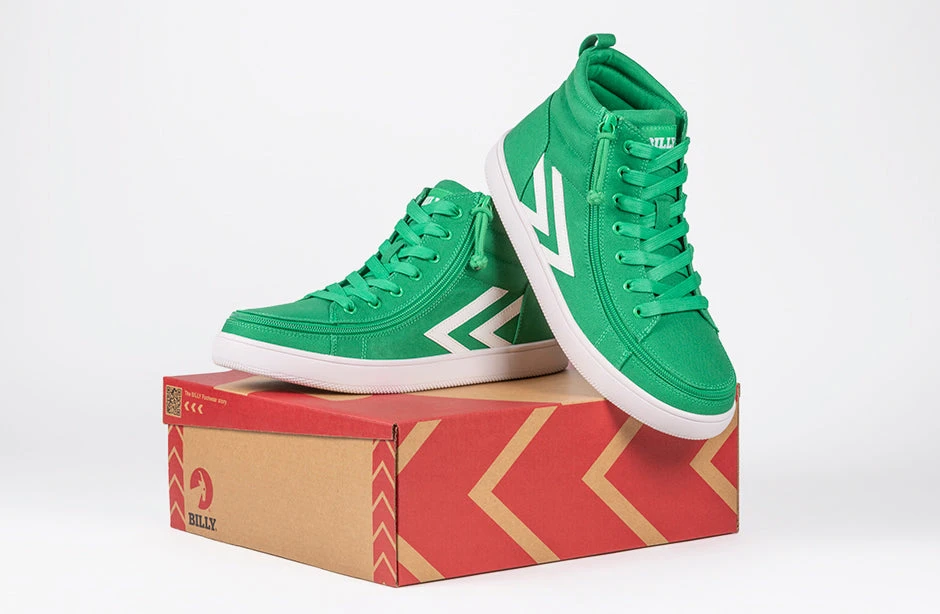 Men's Green/White BILLY CS Sneaker High Tops - Image 9