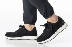 Men's Black Suede BILLY Comfort Joggers -Boutique Shoe Discount Store bm23148 002 studio standing 1 940x614 52633747061 o