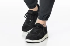 Men's Black Suede BILLY Comfort Joggers -Boutique Shoe Discount Store bm23148 002 studio standing 2 940x614 52634185885 o