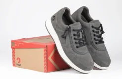 Men's Grey Suede BILLY Comfort Joggers -Boutique Shoe Discount Store bm23148 030 on box 2 940x614 52595142970 o