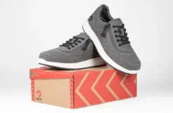 Men's Grey Suede BILLY Comfort Joggers -Boutique Shoe Discount Store bm23148 030 on box 3 940x614 52595143055 o