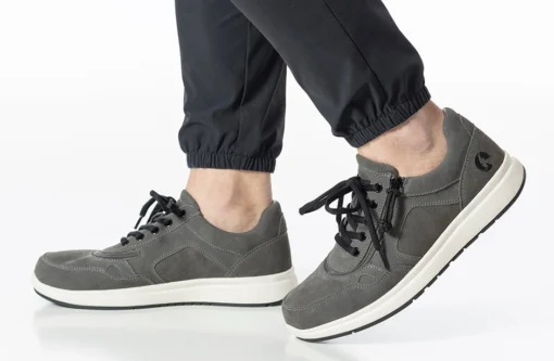 Men's Grey Suede BILLY Comfort Joggers - Image 10