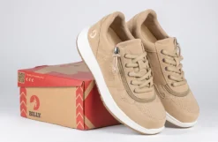 Women's Tan Suede BILLY Comfort Joggers -Boutique Shoe Discount Store bw23148 260 on box 2 940x614 52530587145 o